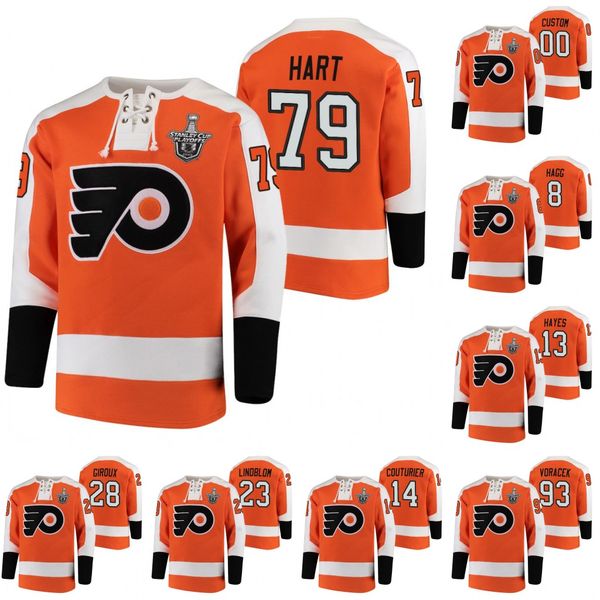 

carter har philadelphia flyers 2020 stanley cup playoffs hockey hoodiekevin hayes sean couturier oskar lindblom jakub voracek, Black;red