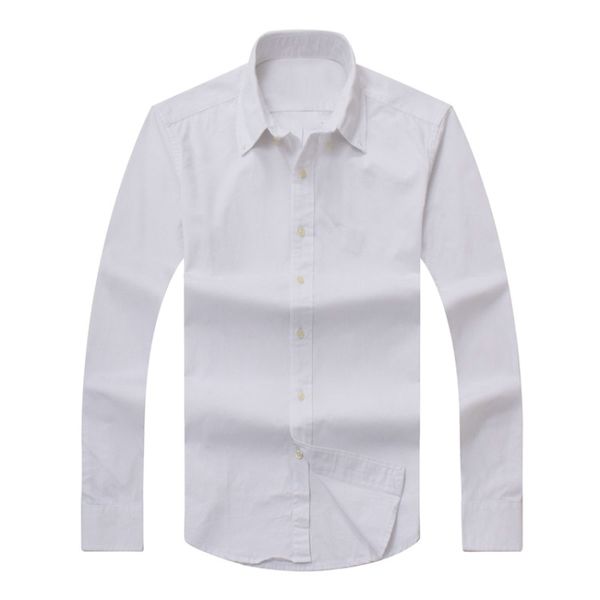 

fashion-long sleeve shirt cotton shirt men's polo casual solid regular fit men's shirts fashion ing, White;black