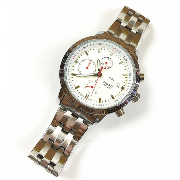 

new fashion man watch steel strap luxury male wristwatch quartz 2020 relojes de marca mujer dropshipping business man watch japan movement, Slivery;brown