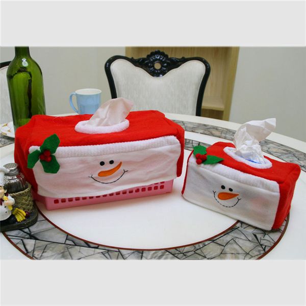 

christmas style santa claus belt felt tissue box case holder home decoration creative napkin holder for paper towels yl881712
