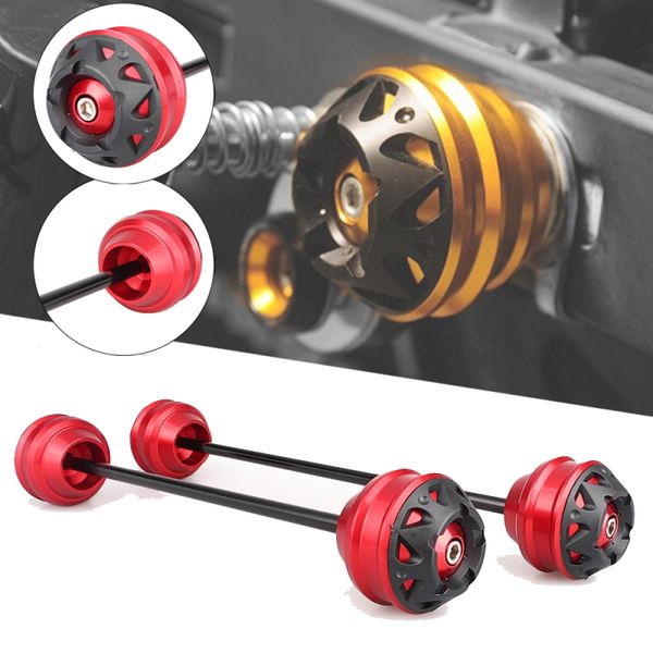 

mtkracing front and rear axle sliders fork wheel protection crash pad kit for multistrada 950 16-20 multistrada 950s 2020