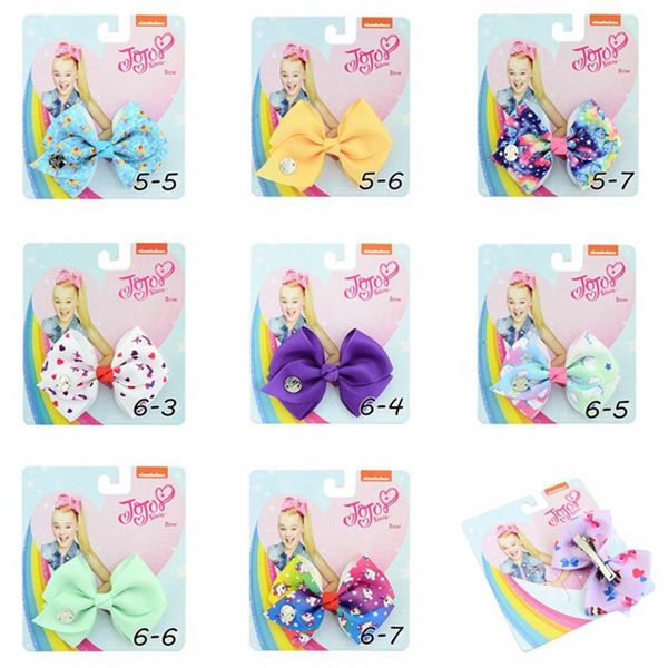 

baby girls swia bow hair clip bows grosgrain ribbon hairclip barrettes for children hairpin diy hairband hair accessory with cardboard 2020, Slivery;white