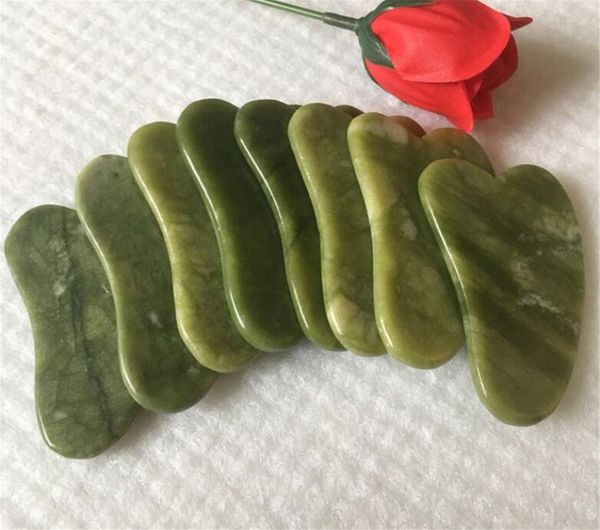 

natural jade scraping board facial massager pressure therapy scraper health care beauty massage guasha guasha tool
