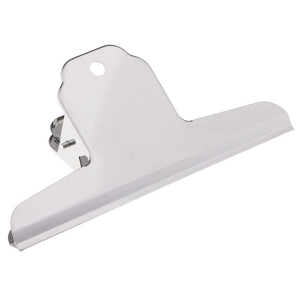 

silver tone metal bulldog clips stainless steel hinge clips office /school clamps big size strong grip clips