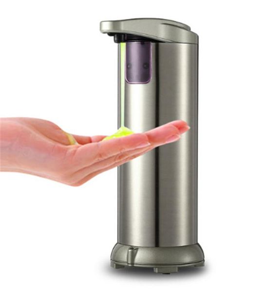 

250ml automatic liquid soap dispenser kitchen bathroom l sensor soap dispenser pump shower touch-kitchen bottle