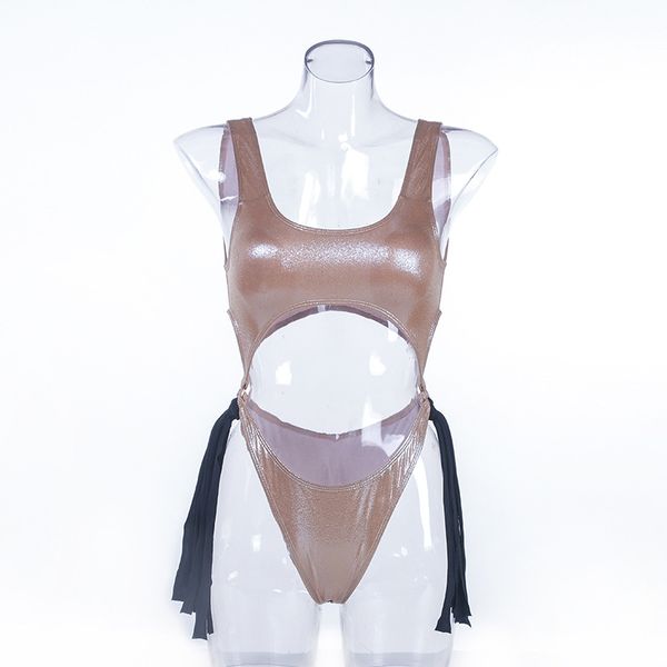 

brand designer swimsuit women's clothing new summer women bikini set bra swimsuit bathing suit swimwear stripe shiny tassel, White;black