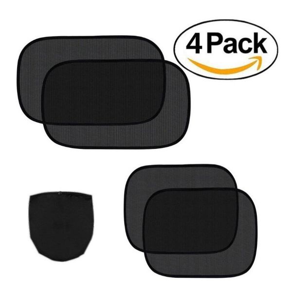 

4pcs car sun shade uv protection car curtain window sunshade side window mesh sun visor summer protection film
