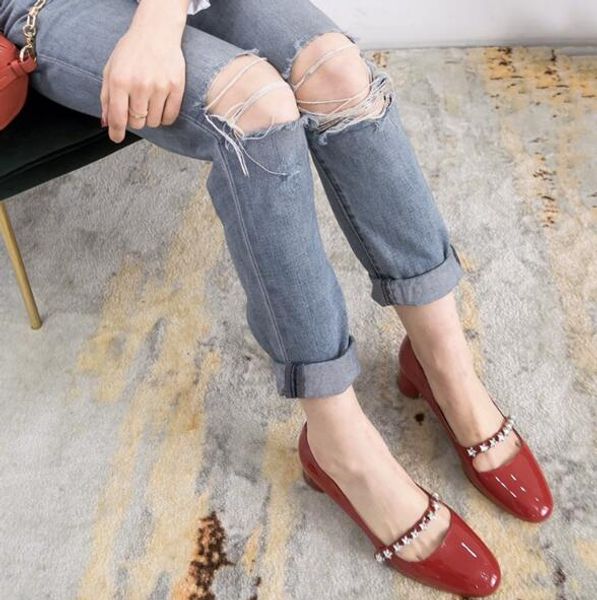 

prowow 2020 new fashion women's shoes star rhinestone buckle, Black