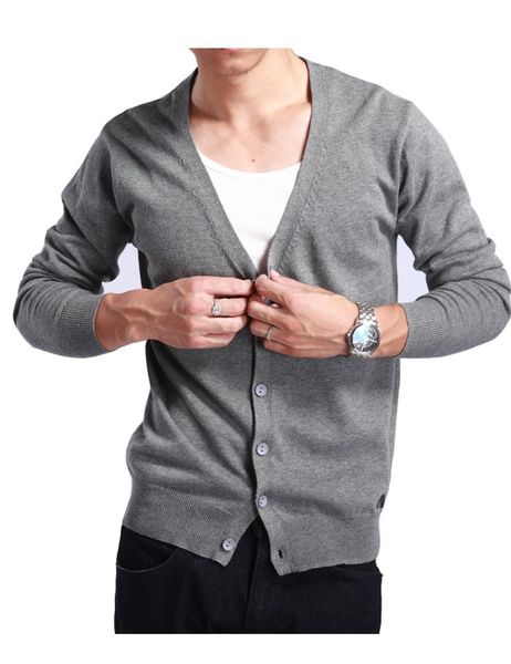 

new 2016 men cashmere blend cardigans sweater autumn&winter v-neck knitted thin casual male 10 colors knitwear jumpers -xxxl, White;black