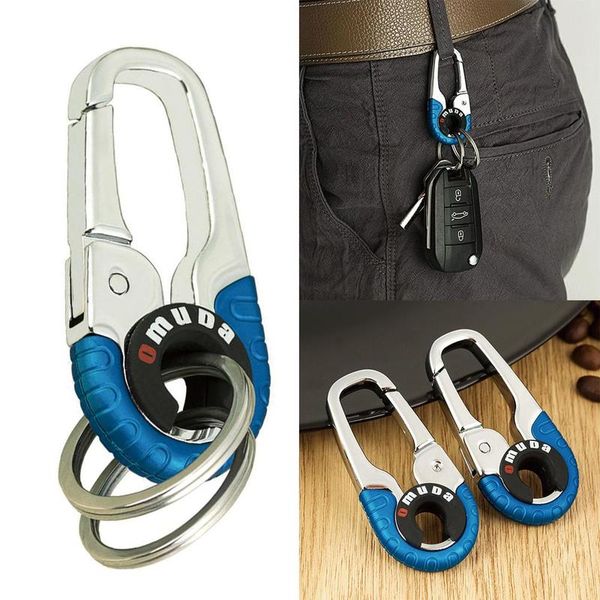 

100*30 car pendant key chain creative stainless steel gift utility keychain metal cyclist keychain sleutelhanger porte clef, Silver