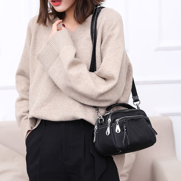 

2020 new women bag shoulder bag female europe and america zipper ladies fashion purses and handbags