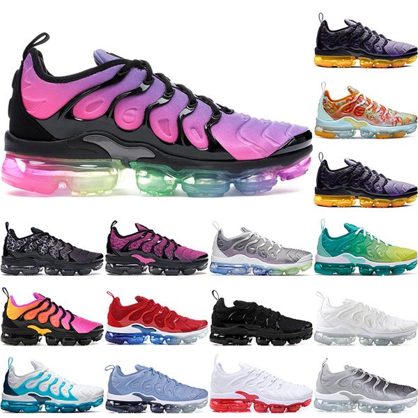 

2020 plus tn geometric be true olympic running shoes mens bumblebee usa lemon lime triple black white womens designer shoes sneakers 36-45, White;red