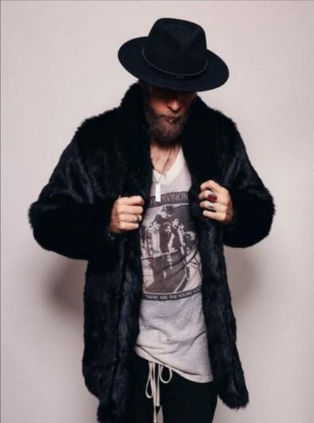 

autumn black faux mink leather jacket mens winter thicken warm short fur leather coat men jackets jaqueta de couro fashion b50