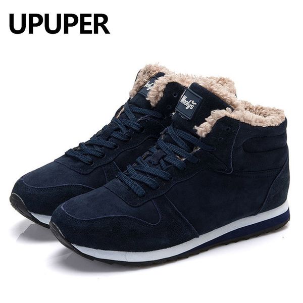 

upuper winter women boots warm fur winter snow boots women suede casual shoes fashion female plus size 36-41, Black