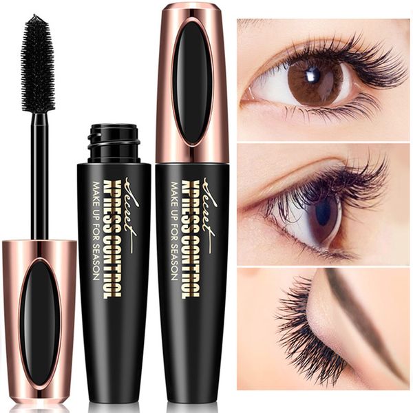 

Vibely 4D MACFEE Silk fiber EyeLash Makeup Waterproof Silicone Brush Head Mascara Lengthening Thicker Mascara cosmetic