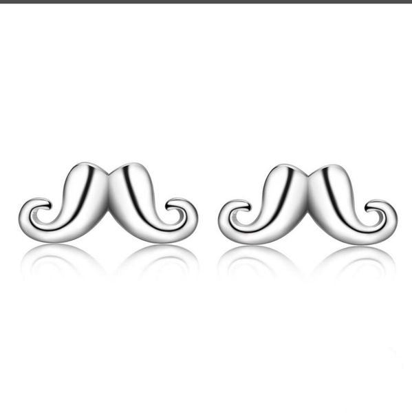 

simple earrings for women female versio leaves wild beauty plum silver plated white gold ear pretty manufacturers wholesale stud earring, Golden;silver