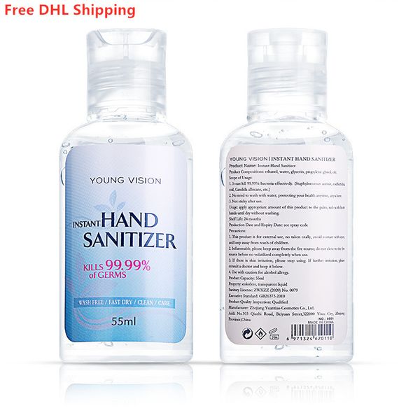 

in stock55ml hand sanitizer gel portable hand wash sanitizer cleaner effective hands cleaner disposable household disinfectant