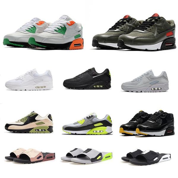 

2020 new air cushion 90 sandal running shoes men women essential shanghai 90 sneakers classic air cushion trainer sports shoes 36-46