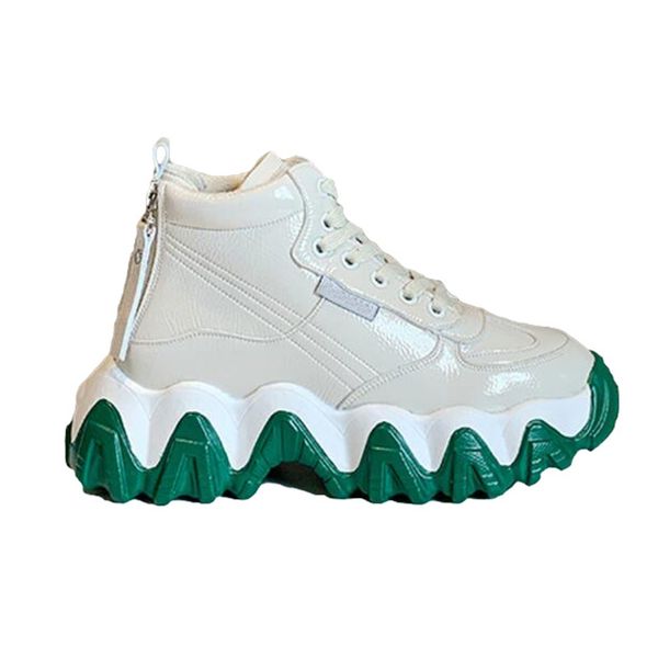 

high-sports women autumn and winter cotton shoe 2019 new tide shoes wild plus velvet little white father shoes casual board sho