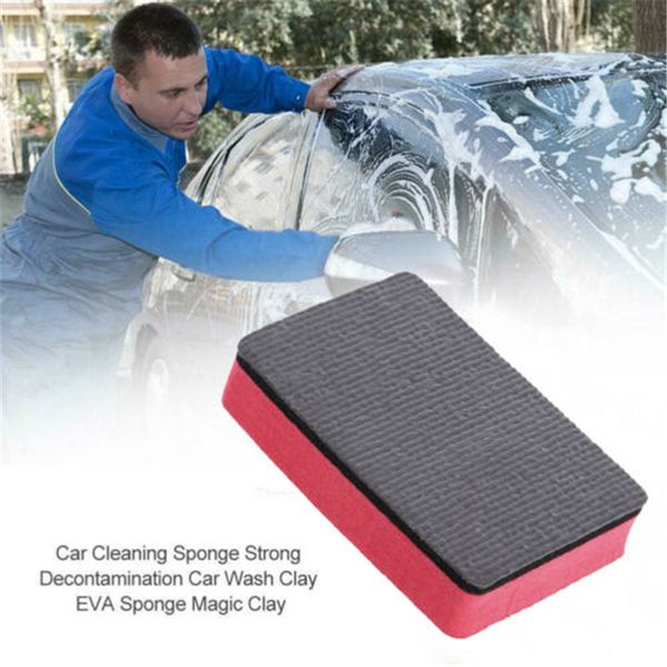 

5pcs magic clay sponge bar car pad block cleaning eraser wax polish pad tool