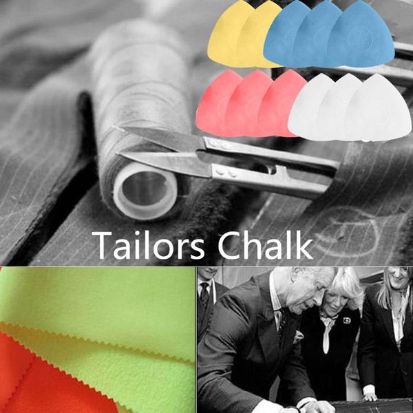 

10/20/30pcs chalk colorful erasable fabric tailors chalk fabric marker pen pattern diy sewing tool needlework accessories