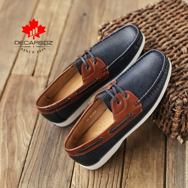 

men loafers shoes 2020 new men's casual shoes men fashion moccasins boat footwear male brand comfy slip-on leisure men's shoes t20, Black