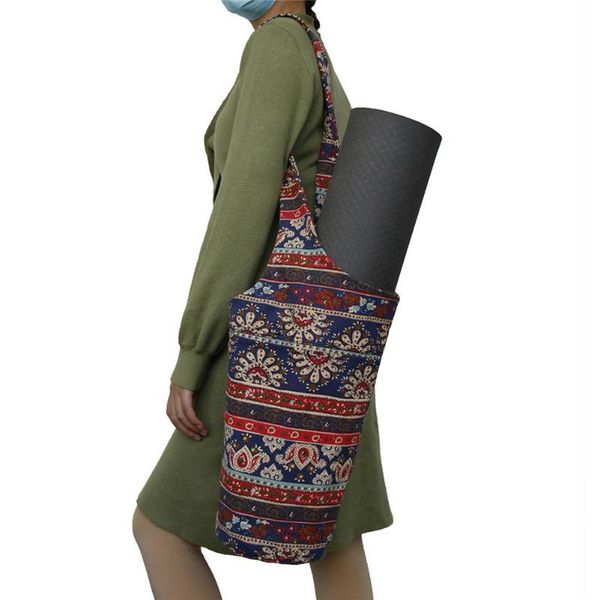 

1pcs yoga mat bag shoulder strap pilates carrier bags for fitness body building sports equipment canvas storage bag