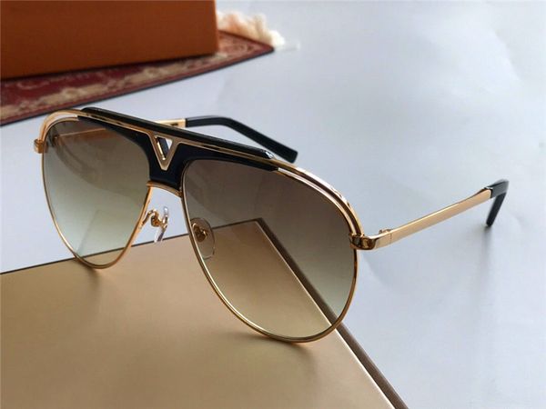 

новые продажи солнцезащитных очков пилотов металла классический кадр простой моды щедрый дизайнер стиль защиты очки высокого качества с коро, White;black