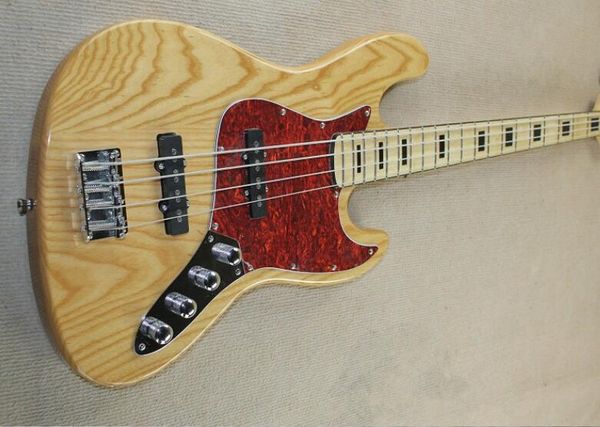 

пожар eagle бас четыре-струнной бас-гитара log цвет белый воск дерево корпус клен накладка активный пикап, бесплатная доставка