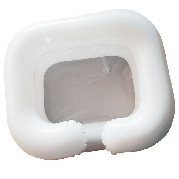 

disabled hair washing basin salon hairdressing pvc portable conditioner inflatable in bed elderly care with drain tube