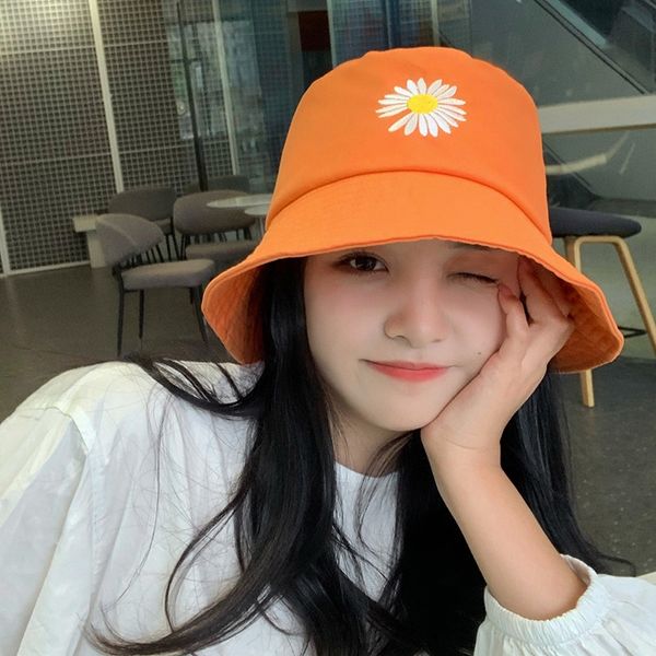 

ygtl3 little daisy fisherman women's fashionable all-match sun men's big bucket bucket sunshade fisherman hat head sunshade uv-pro, Blue;gray