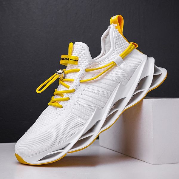 

baldauren trend white blade running shoes men sport lace-up men sneakers large size men's athletic shoes deportivas hombre