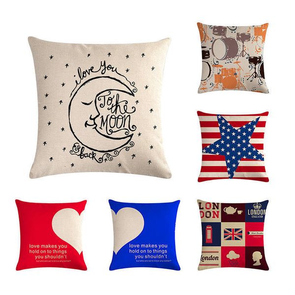 

45x45cm love story star printed белье хлопок декоративное кресло диван подушка обложка home hotel свадьба подушка coverr zy469