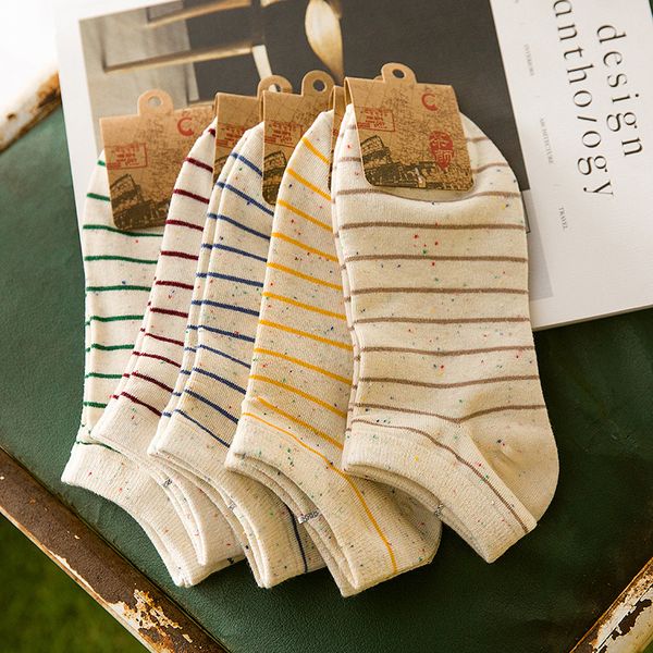 

качество женщины весна лето хлопок не показывать носки дышащие пот-поглощения носки лодки женские удобные тапочки bhs075, Black;white