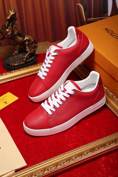 

19fw men sneakers genuine leather mens fashion shoes luxury brands men casual shoes male designers shoes leather moccasins men madak, Black