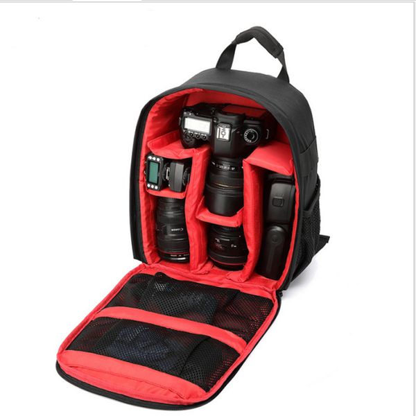 

new small slr digital camera bag with shoulder camera lens backpack