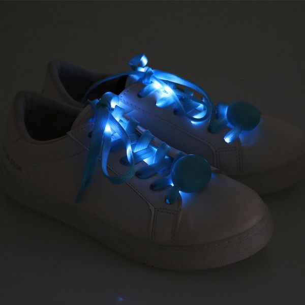 

brelong led luminous laces holiday decoration lighting street dance party atmosphere lights button battery power supply multi-color optional