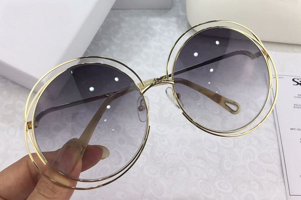 

wholesale-round sun glasses women brand designer sunglasses coating uv400 lens sunglasses retro sun glasses fashion 114s italy brand eyewear, White;black