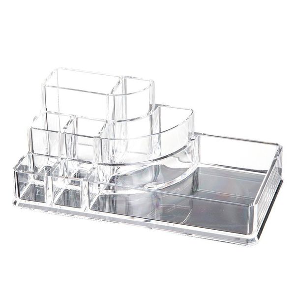 

acrylic jewelry cosmetic storage drawers display transparent makeup organizer boxes case cosmetic storage box-y-1001