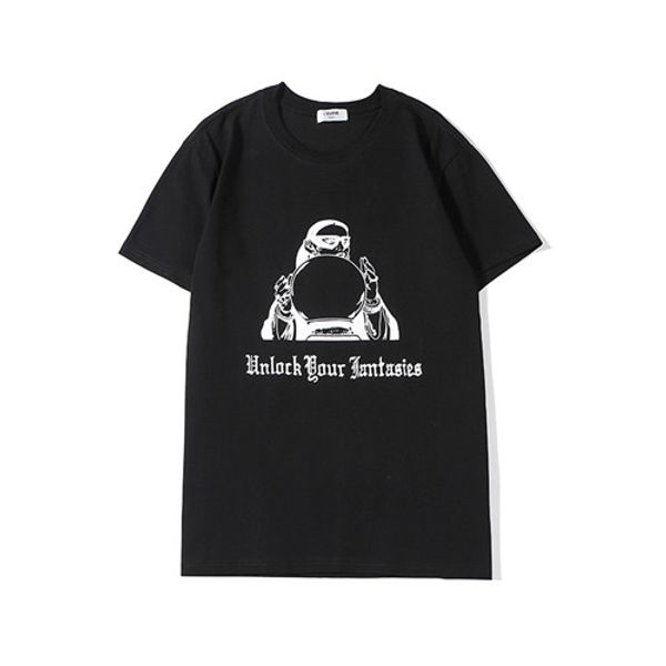 

2020ss spring and summer new high grade cotton printing short sleeve round neck panel t-shirt size: s-m--xl-xxl-xxxl color: black white, White;black