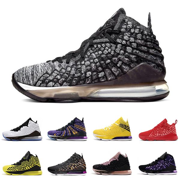 

new arrival men basketball shoes 17s black white future court purple yellow university red 17 men trainer breathable sports sneakers