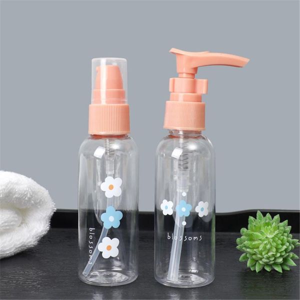 

5pcs clear plastic spray bottle makeup empty container bottles kit set travel mar#18