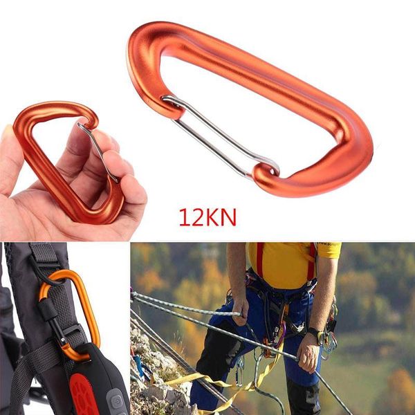 

1 pcs 12kn safety master lock d buckle mountaineering lock power tools carabiner rock climbing buckle equipment outdoor accessories