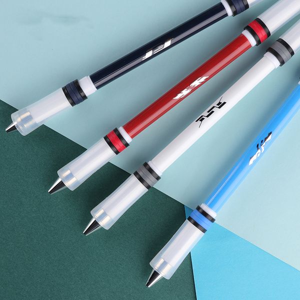 

spinning pens for school stationery items pen for writing creative anti-fall cap beginner twirling multi function pen, Black;red