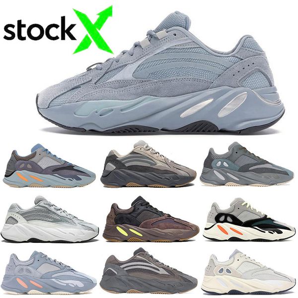 

новый стиль teal синий магнит kanye west 700 мужские кроссовки тефра vanta аналоговое полезность черный мужчины женщины wave runner сиреневы, White;red