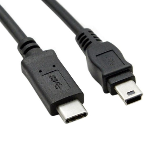 

cydz mini usb 2.0 male to usb-c usb 3.1 type c male data cable for nokia n1 tablet & mobile phone