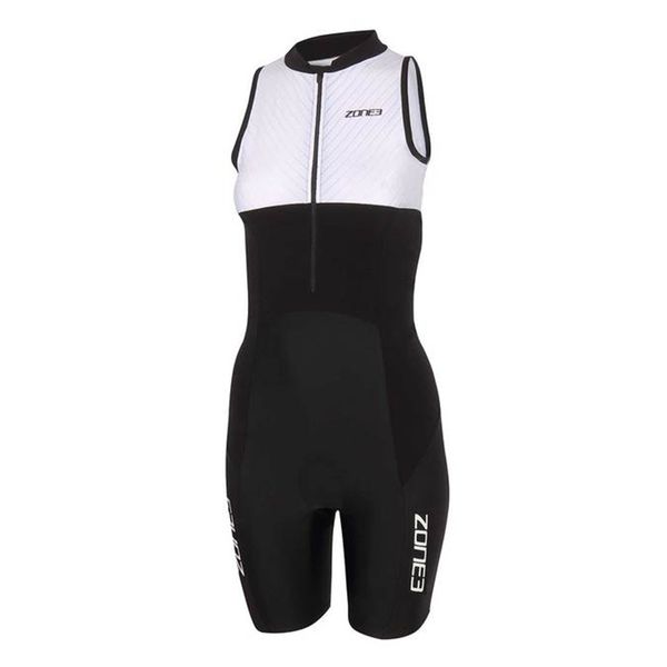 

zone3 pro team bicycle triathlon clothes women sleeveless swimwear skinsuit jumpsuit maillot cycling ropa ciclismo vest trisuit, Black;blue