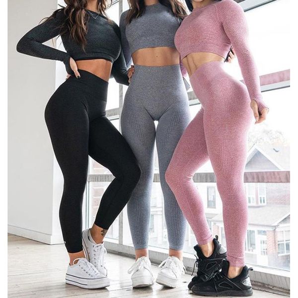 

ycdkk high waist seamless leggings push up control yoga leggings sport women fitness running yoga pants energy seamless, White;red