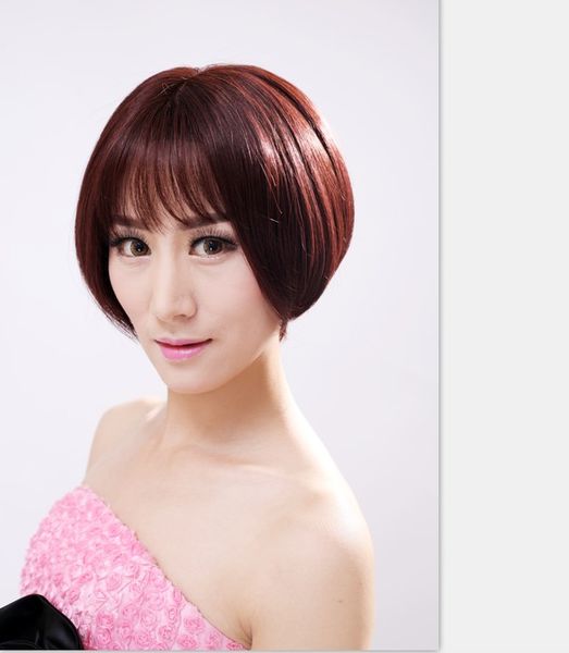 The New Human Hair Bobo Female Hair Short Straight Hair Wig Lob Buckle Women Hair Clips Womens Hair Pieces From Du16 20 11 Dhgate Com