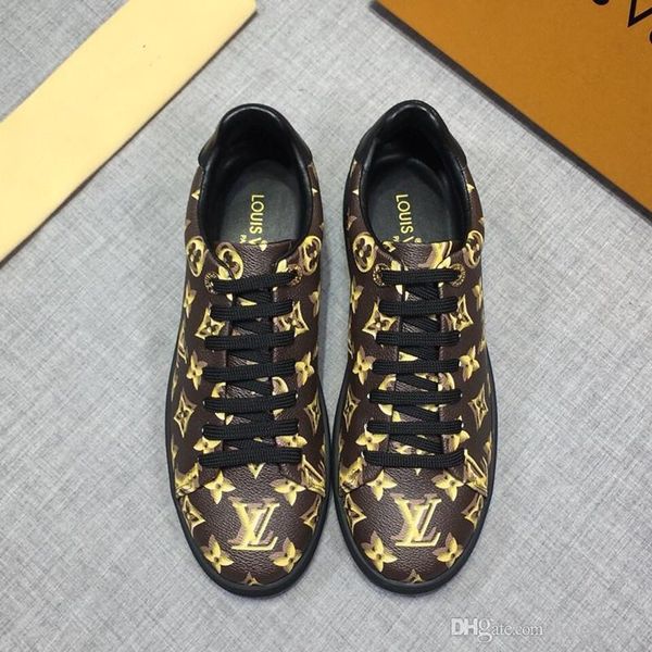

new fashion print lazy slip-on sneakers youth trend lace-up leather explosion sneakers breathable wild handmade shoes, Red;white
